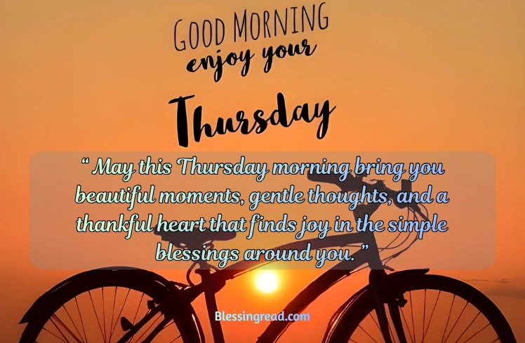 Beautiful Good Morning Thursday Blessings