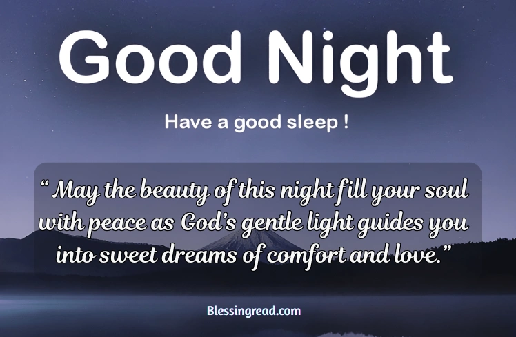 Beautiful Good Night Blessings