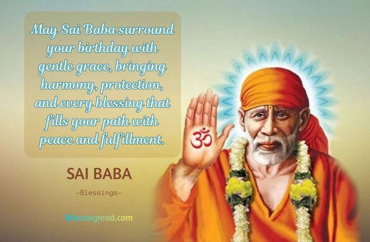 Birthday Wishes With Sai Baba Blessings