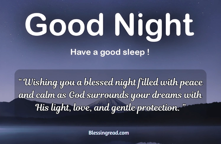 Blessed Good Night Messages