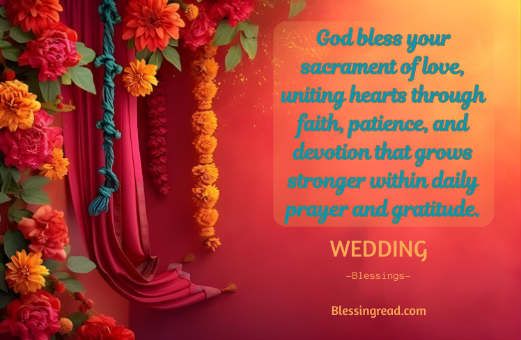 Catholic Wedding Blessings Wishes