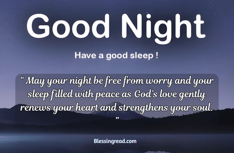 Free Good Night Blessings