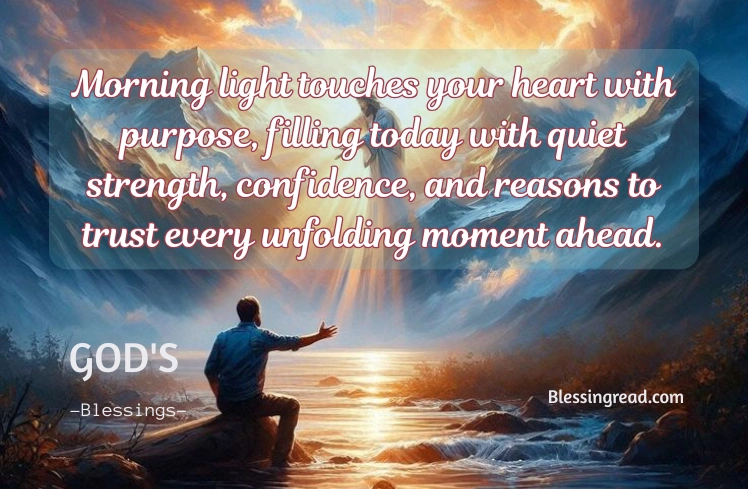 Good Morning Quotes With God's Blessings