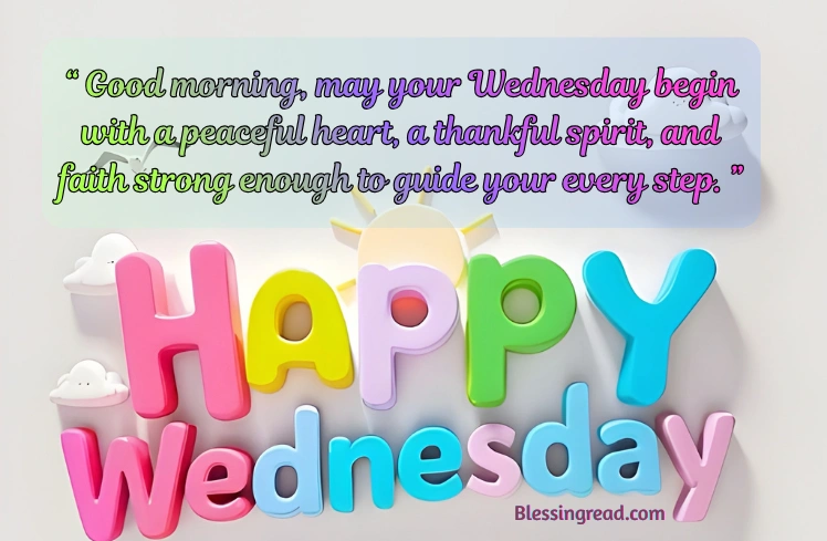 Good Morning Wednesday Blessings