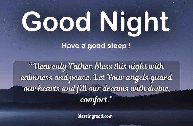 Good Night Blessings and Prayers