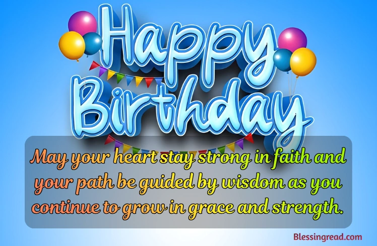 Happy Birthday Blessings for Male