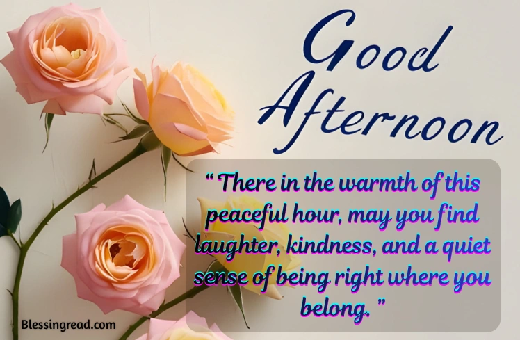 Heartwarming Afternoon Messages and Wishes