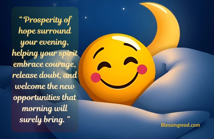 Inspirational Beautiful Good Night Blessings