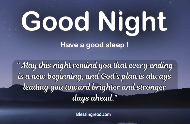 Inspirational Good Night Blessings
