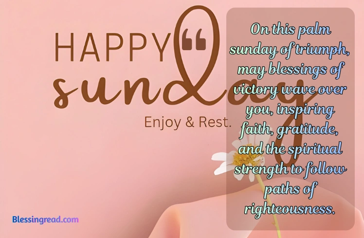 Palm Sunday Blessings