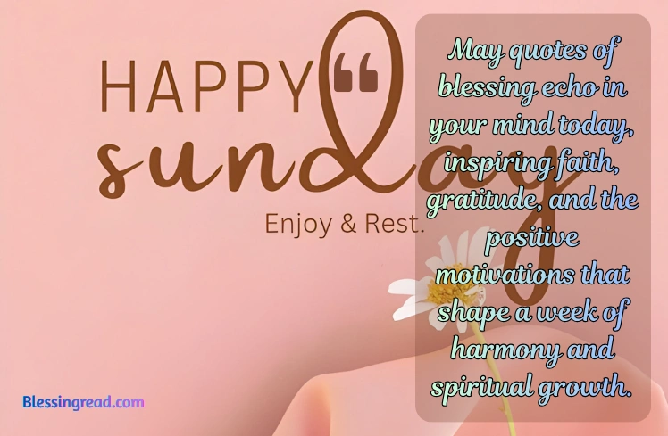 Sunday Blessings Quotes
