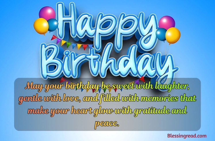 Sweet Happy Birthday Blessings