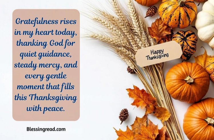 Thanksgiving Blessings to God