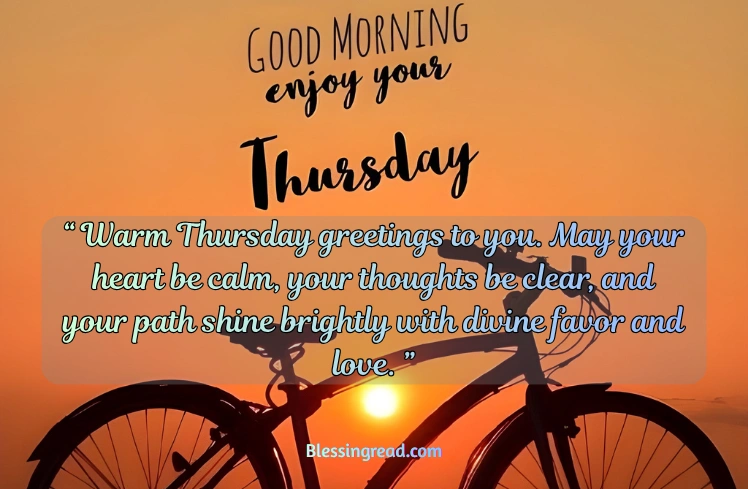 Thursday Greetings and Blessings