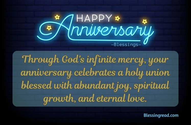 Religious Happy Anniversary Blessings