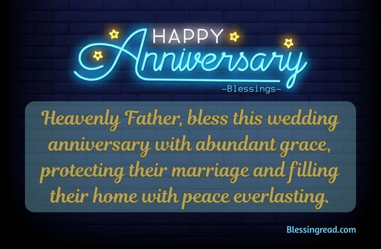 Wedding Anniversary Blessings And Prayers