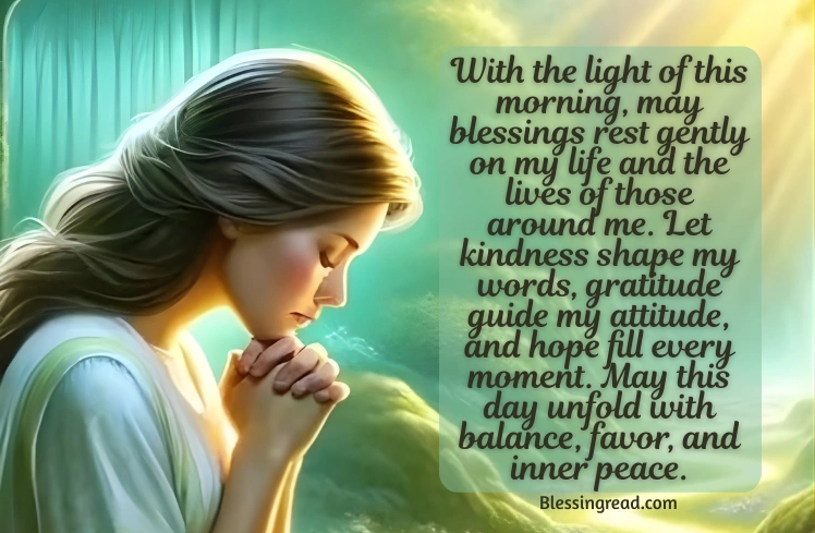 Good Morning Prayers and Blessings