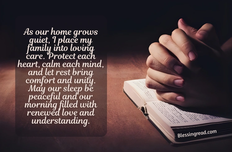Good Night Prayers for Family