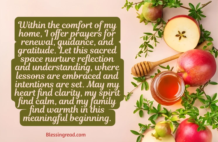 Rosh Hashanah Prayers at Home