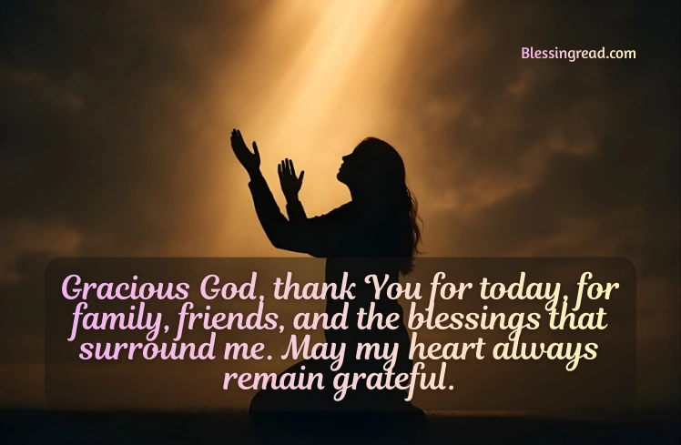 Short Thanksgiving Prayers