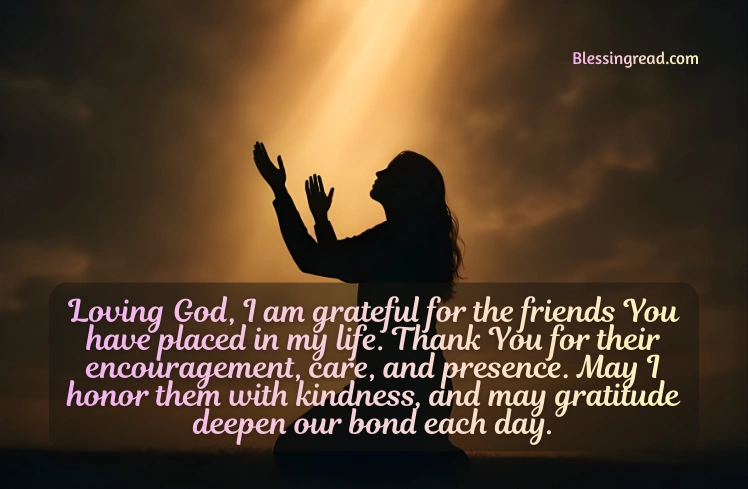 Thanksgiving Prayers for Friends