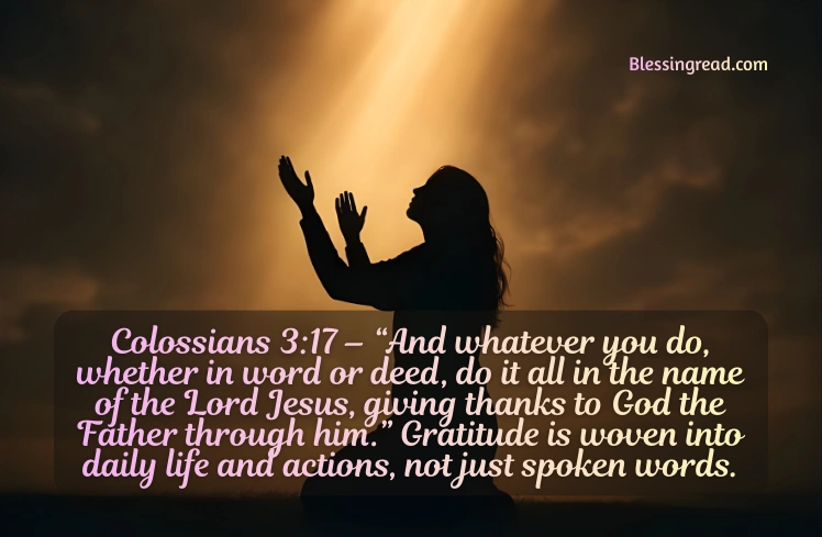 Thanksgiving Prayers in the Bible