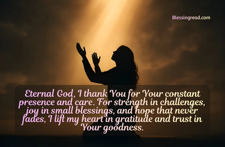 Thanksgiving Prayers to God