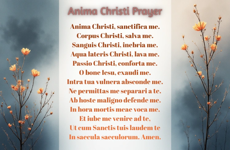 Anima Christi Prayer