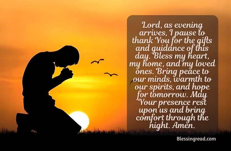 Good Evening Prayers and Blessings