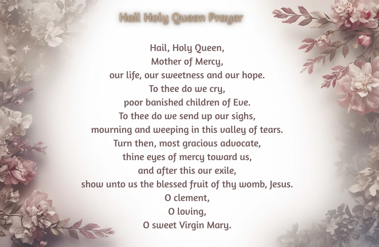 Hail Holy Queen Prayer