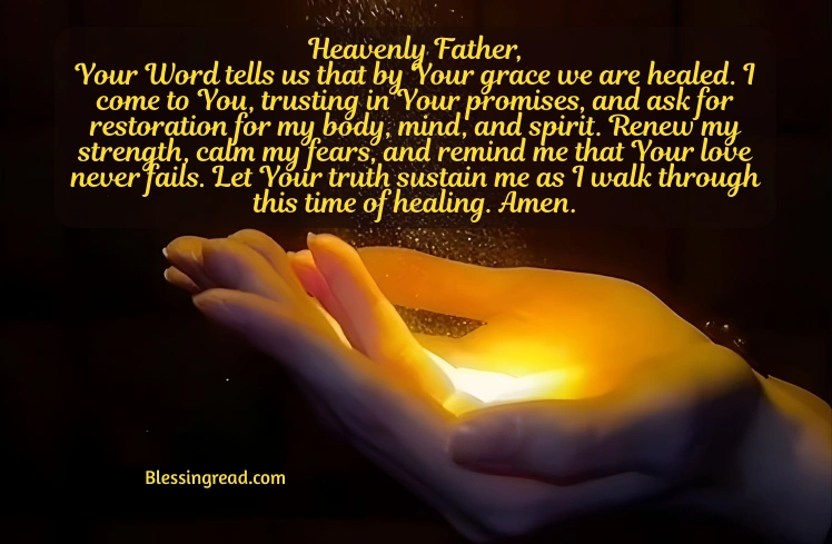 Prayers for Healing in the Bible