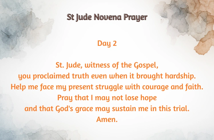 St Jude Novena Prayer Day 2