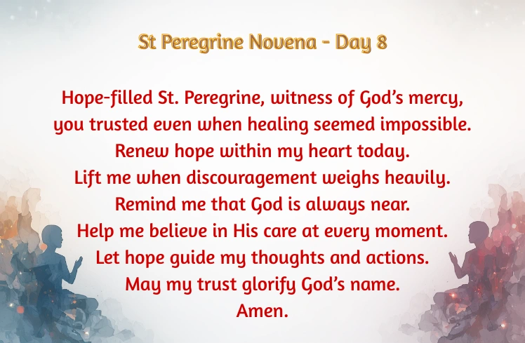 St Peregrine Novena - Day 8
