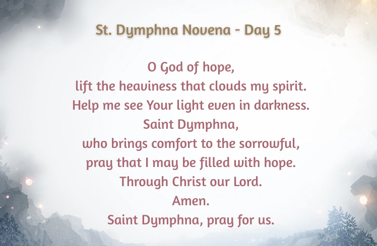 St. Dymphna Novena - Day 5