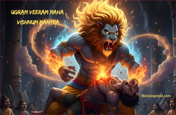 Ugram Veeram Maha Vishnum Mantra – अर्थ और आध्यात्मिक महत्व ugram veeram maha vishnum mantra