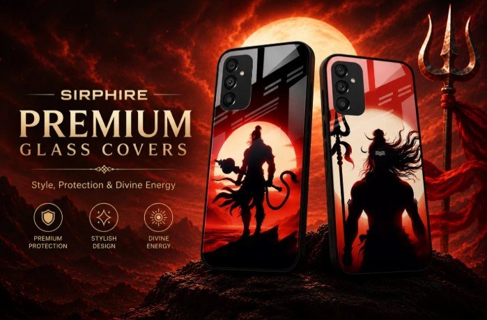 Sirphire Premium Glass Covers – Style, Protection & Divine Energy
